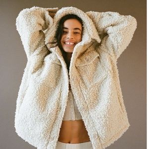 Urban Outfitters Sherpa Shirt Jacket